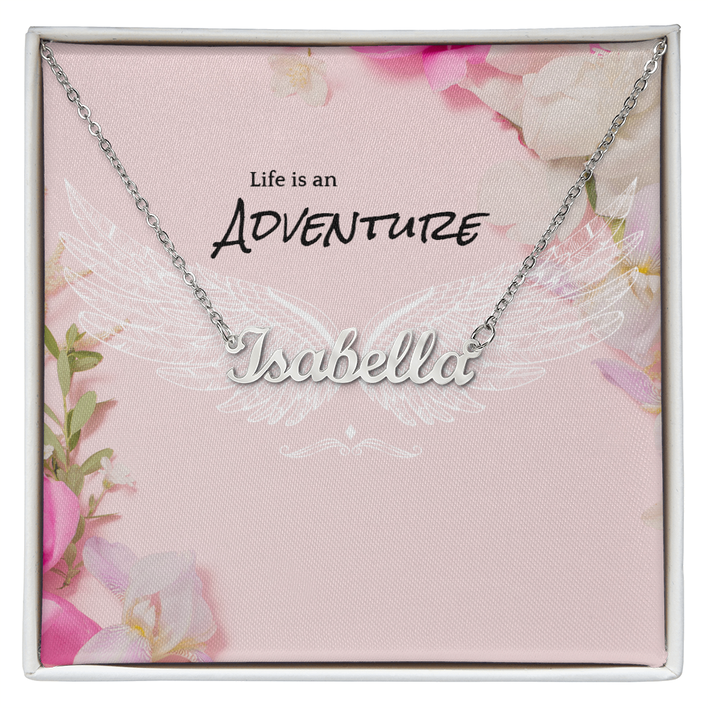 Personalized Custom Name Necklace – Handcrafted Dainty Statement Jewelry