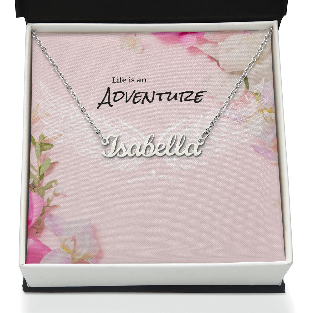 Personalized Custom Name Necklace – Handcrafted Dainty Statement Jewelry