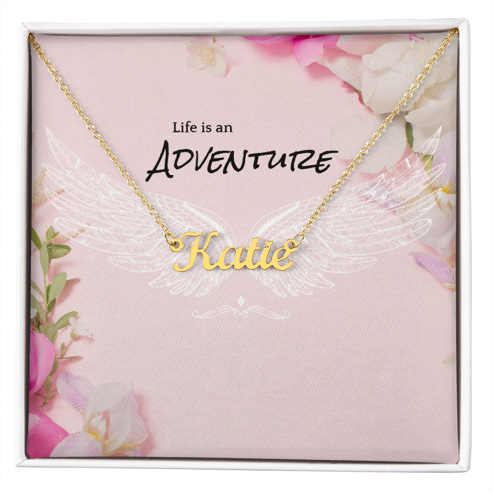 Personalized Custom Name Necklace – Handcrafted Dainty Statement Jewelry