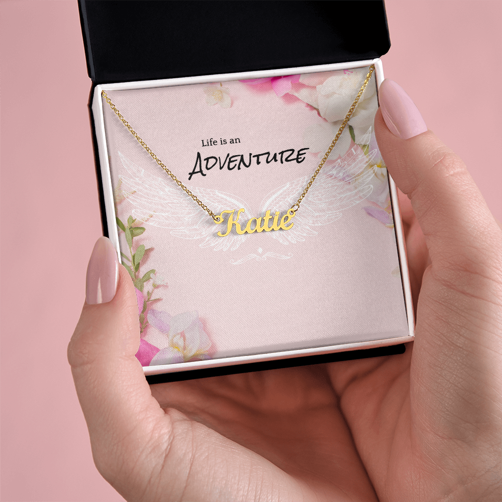 Personalized Custom Name Necklace – Handcrafted Dainty Statement Jewelry