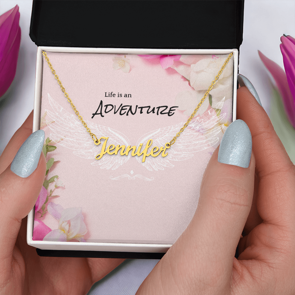Personalized Custom Name Necklace – Handcrafted Dainty Statement Jewelry
