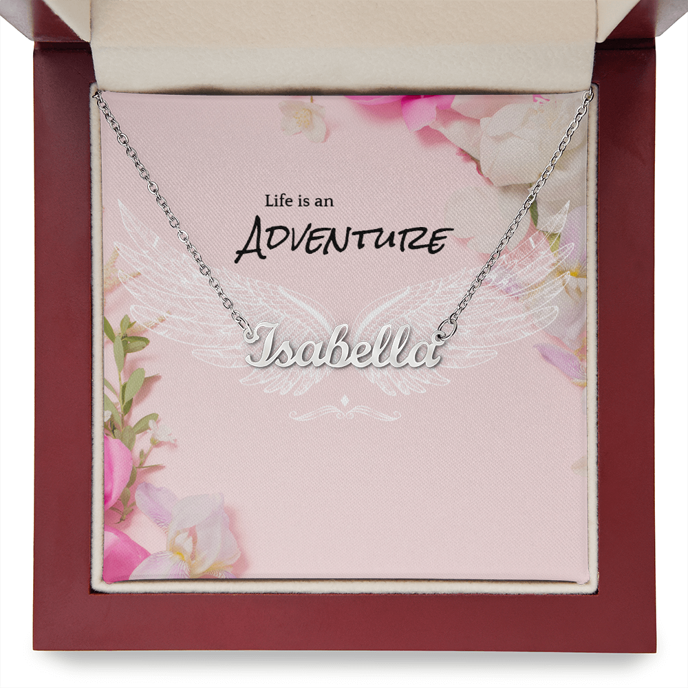 Personalized Custom Name Necklace – Handcrafted Dainty Statement Jewelry