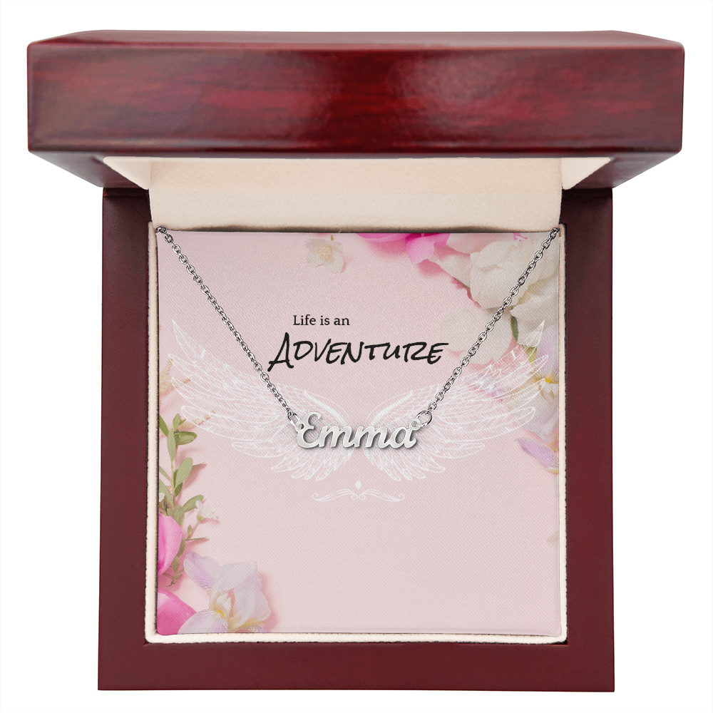 Personalized Custom Name Necklace – Handcrafted Dainty Statement Jewelry