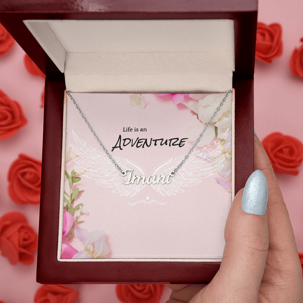 Personalized Custom Name Necklace – Handcrafted Dainty Statement Jewelry