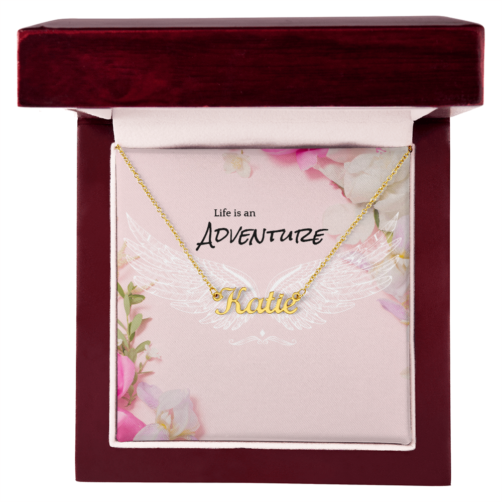 Personalized Custom Name Necklace – Handcrafted Dainty Statement Jewelry